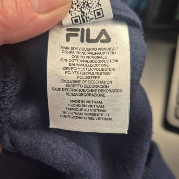 Fila Women's Navy Peacoat Cotton/Poly Fleece Joggers NEW NWT - Picture 12 of 14